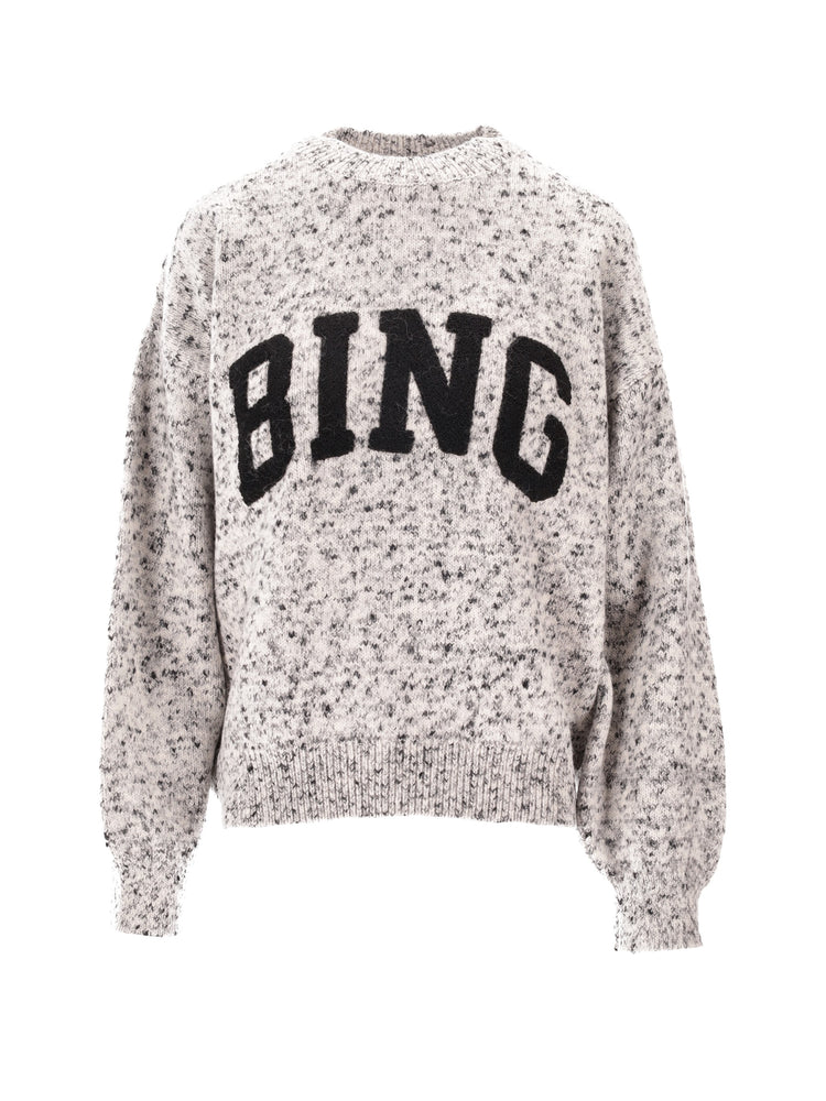SYDNEY CREW SWEATER BING - MARLED WHITE
