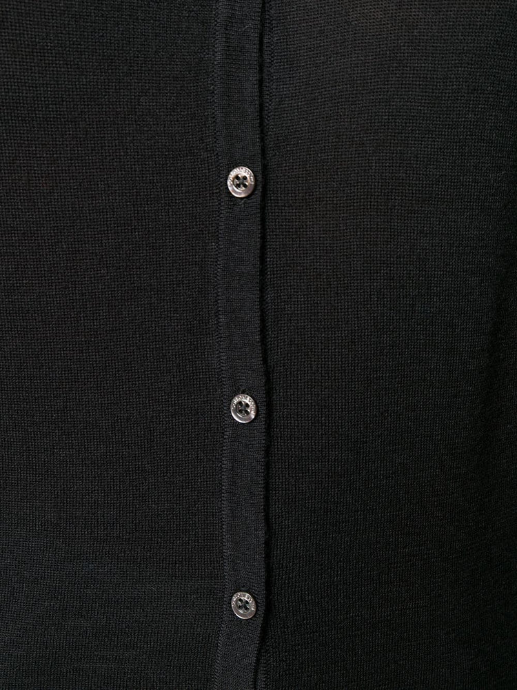 Round neck cardigan