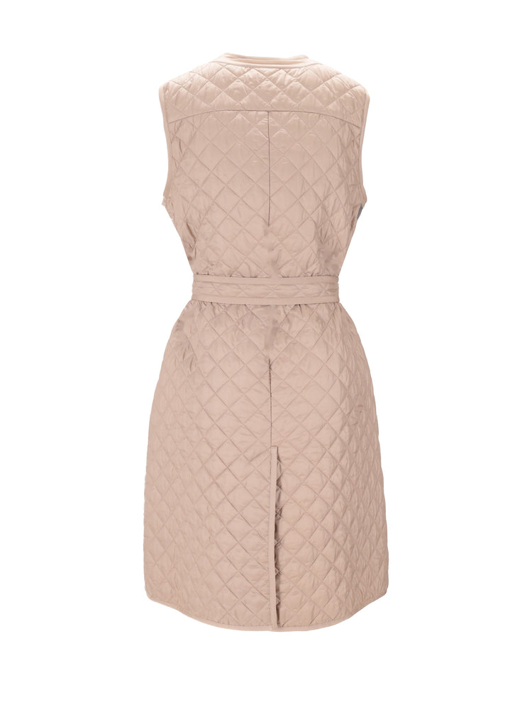Sleeveless puffer jac. LAUREN