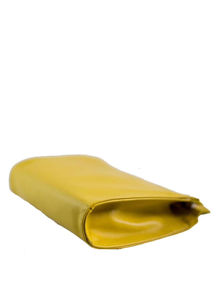 LA ROSE minimal leather make-up bag