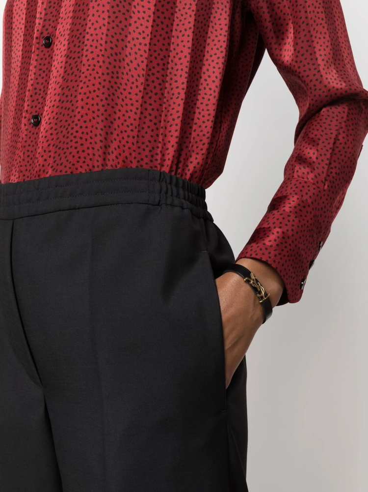 YSL charm leather bracelet