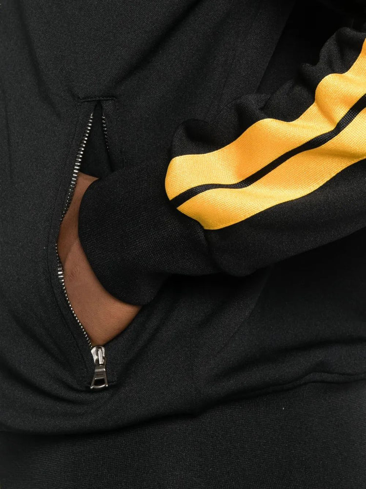 CLASSIC LOGO COLOR TRACK JKT BLACK - YEL