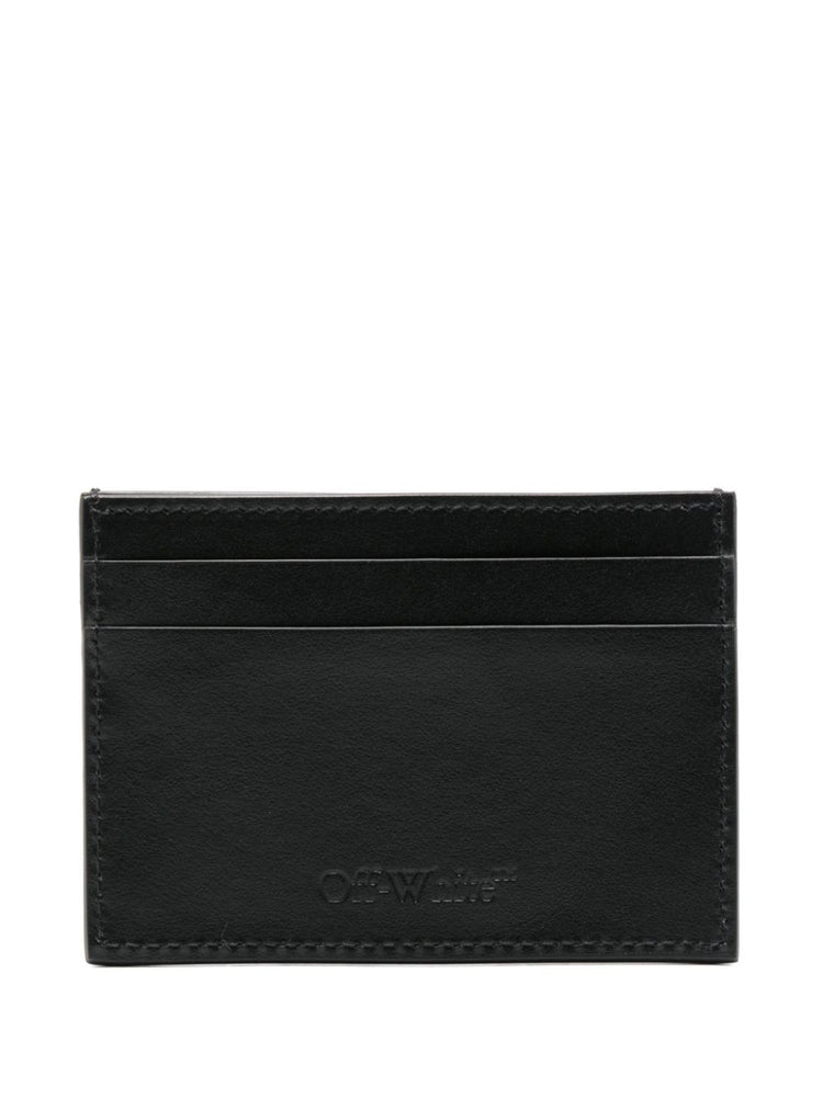 HERITAGE CARD CASE BLACK - WHITE
