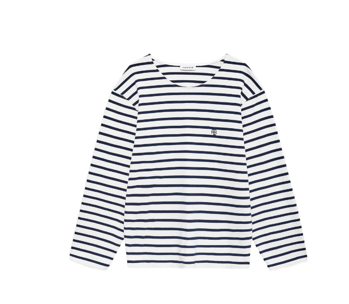NEWTON TEE ANINE BING - NAVY STRIPE