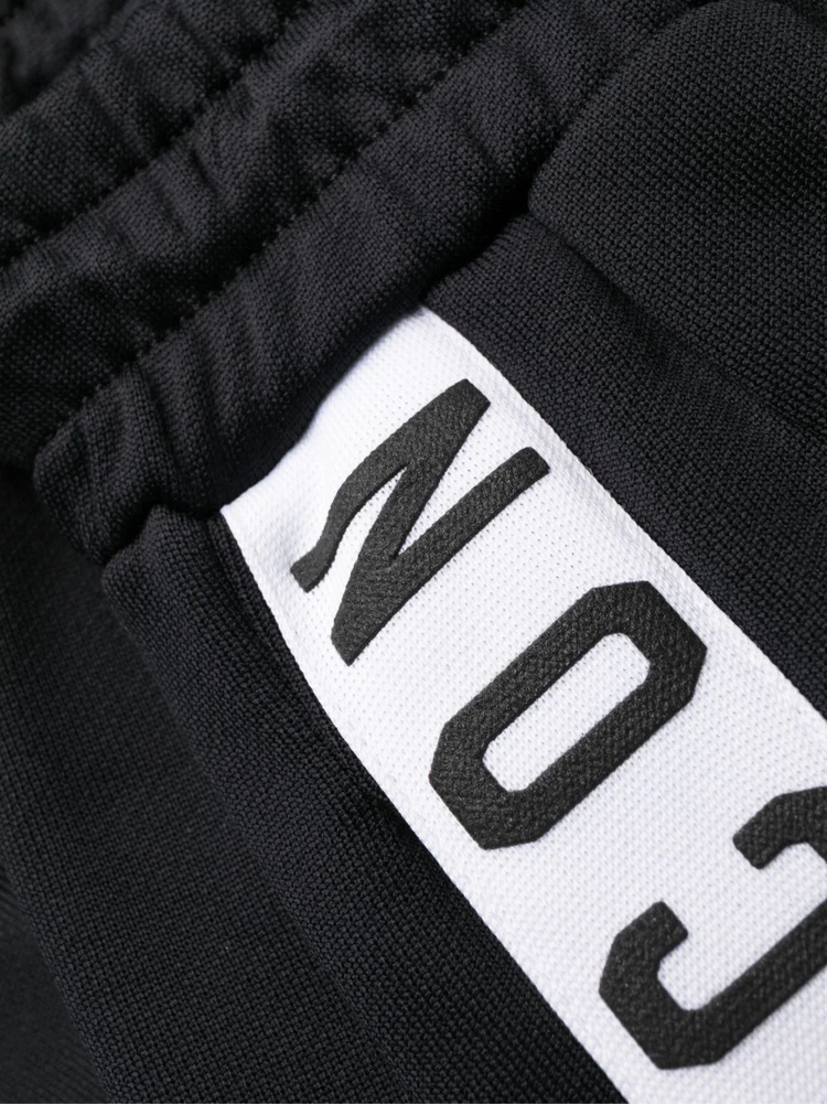 DSQUARED2 logo-tape wide-leg track pants