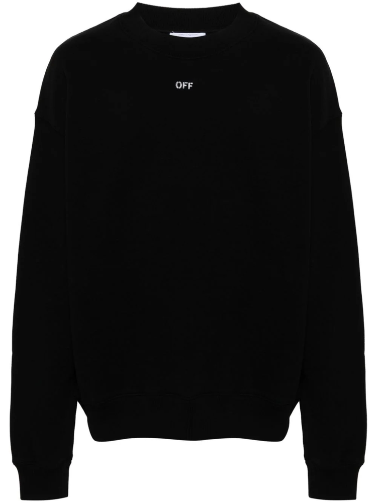 logo-print cotton sweatshirt
