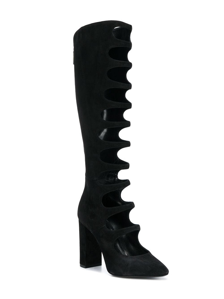 SAINT LAURENT Boot joplin 105 cachemere Black