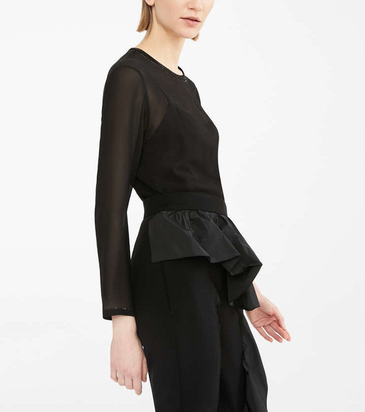 Ferrera semi transparent shirt