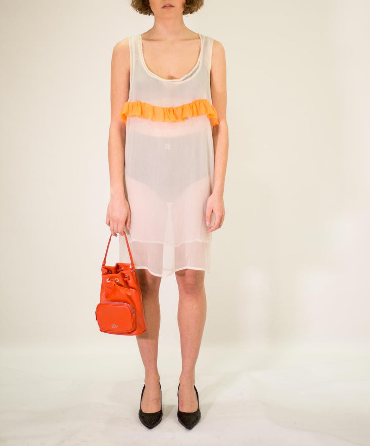 leather satchel bag red