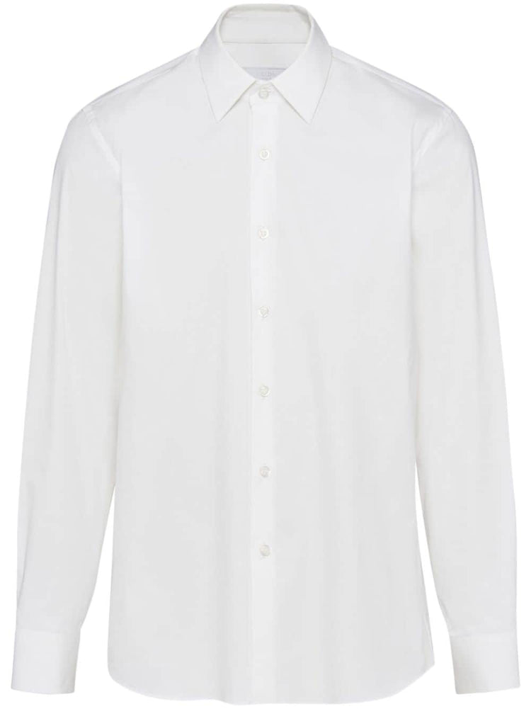 long-sleeve cotton shirt