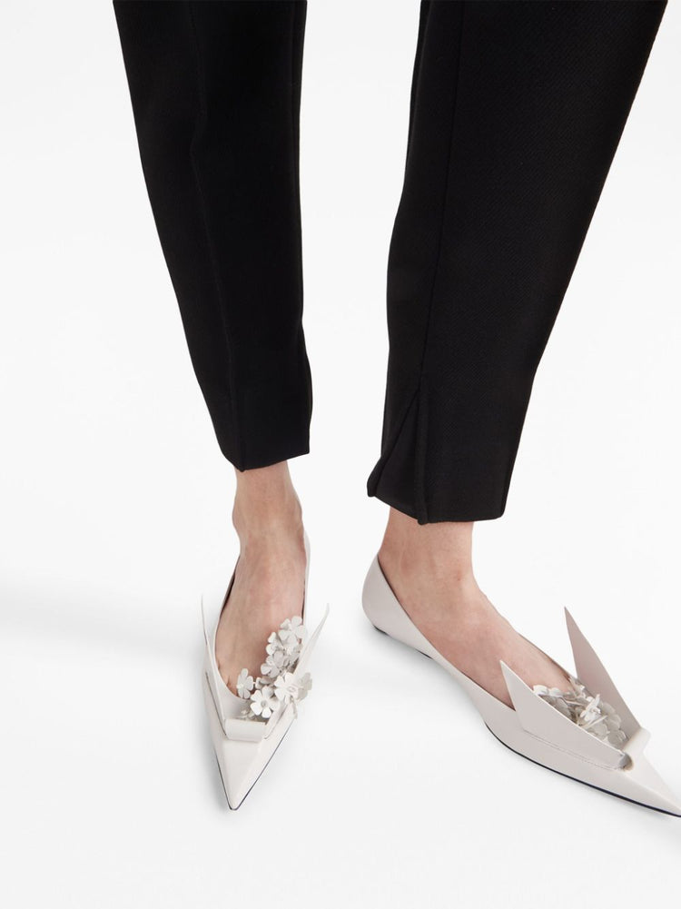 PRADA high-waist skinny-cut trousers