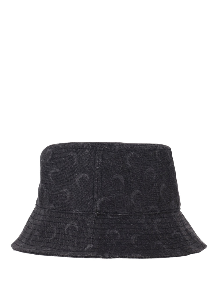 MOON LASER DENIM BUCKET HAT