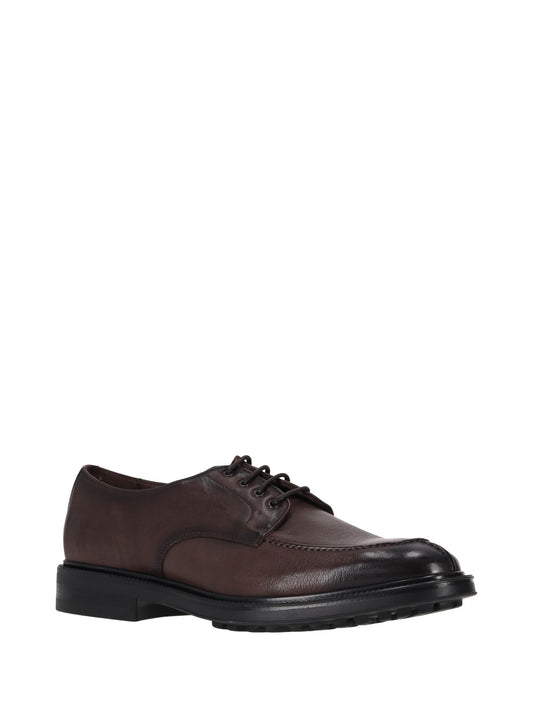 MENS SHOE LARK CHOCOLATE DIP DYE