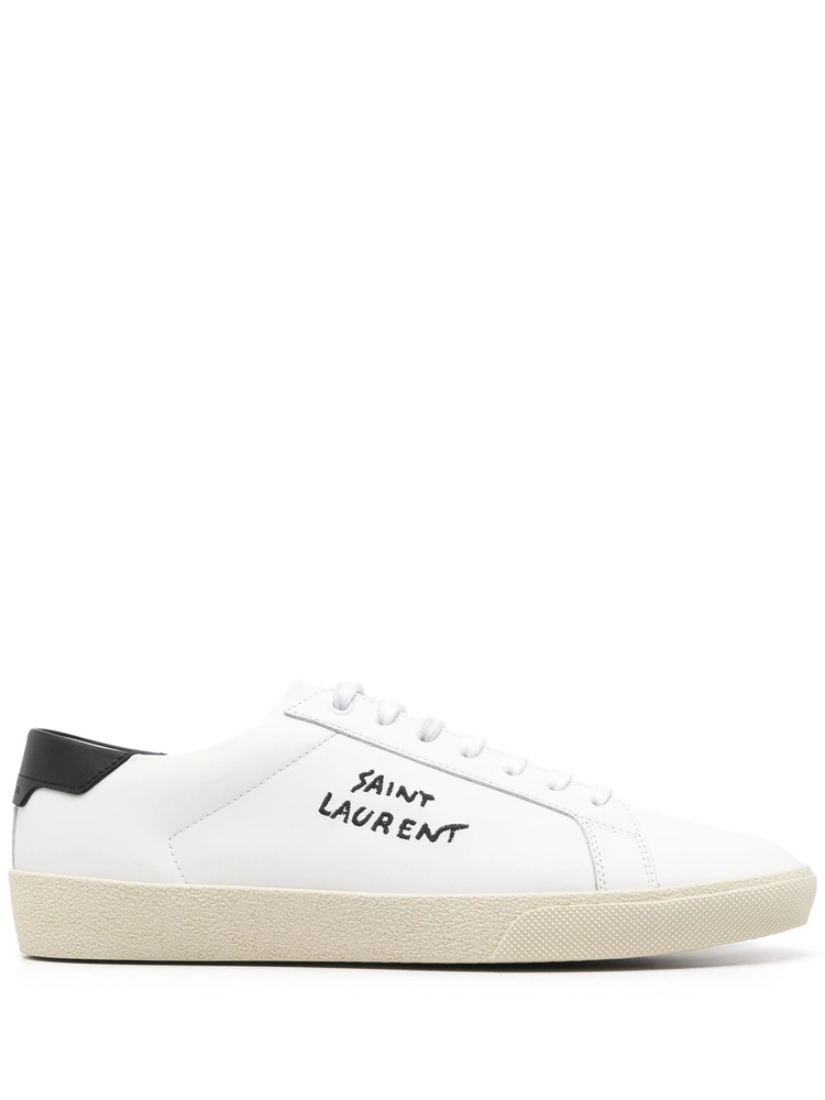 LEATHER MEN SHOES SNEAKER RUBBER SOLE