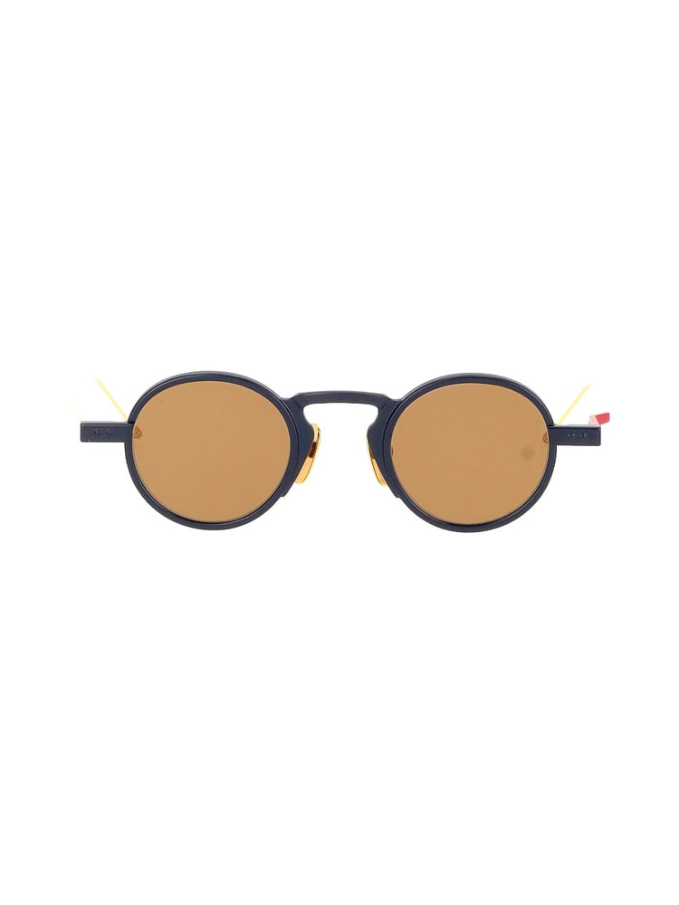 Acetate round sunglasses