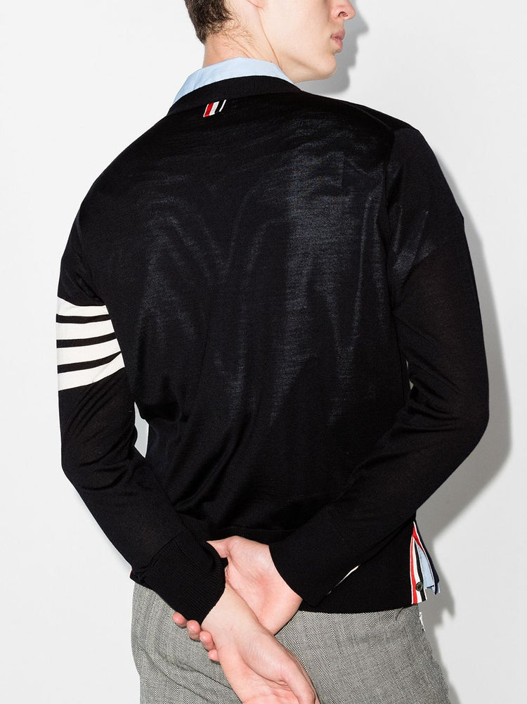 4-Bar knitted cardigan