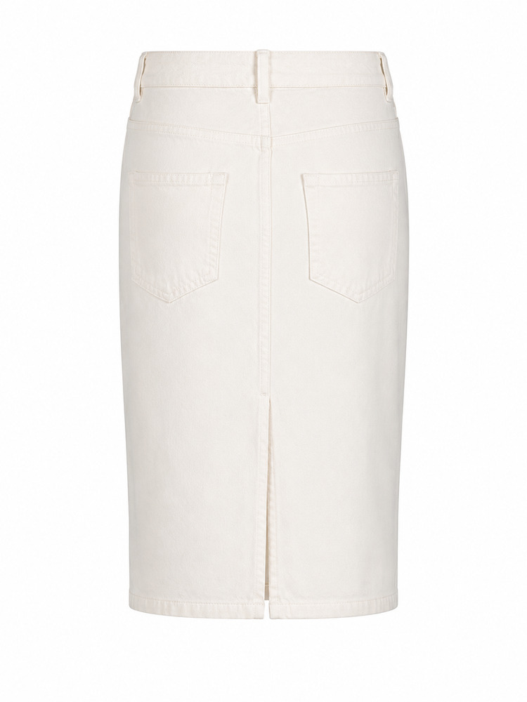 VIDA 5-POCKETS MID LENGHT SKIRT DENIM