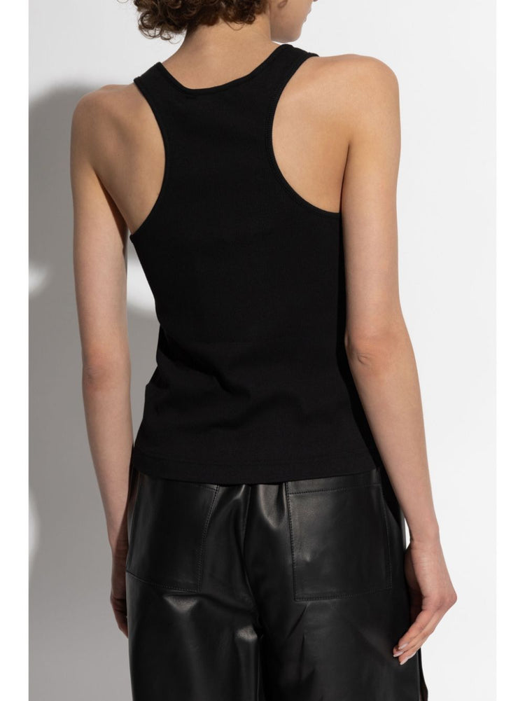 CLASSIC LOGO RIB TANK WHITE BLACK