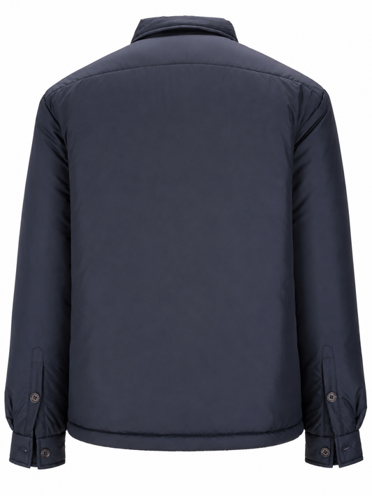 LEMPELIUS padded shirt ATO blue navy
