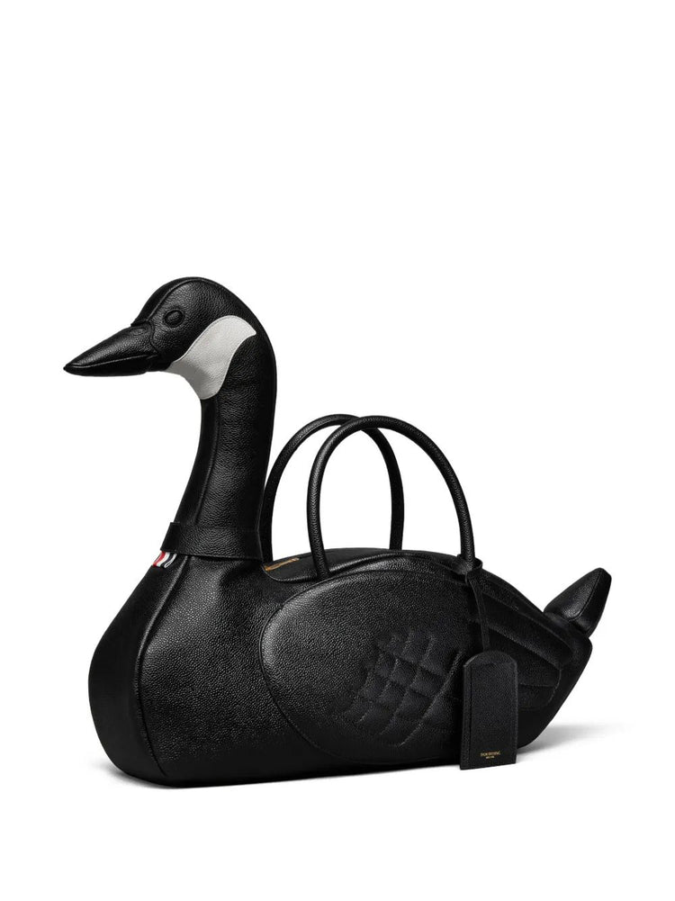 GOOSE BAG IN PEBBLE GRAIN LEATHER