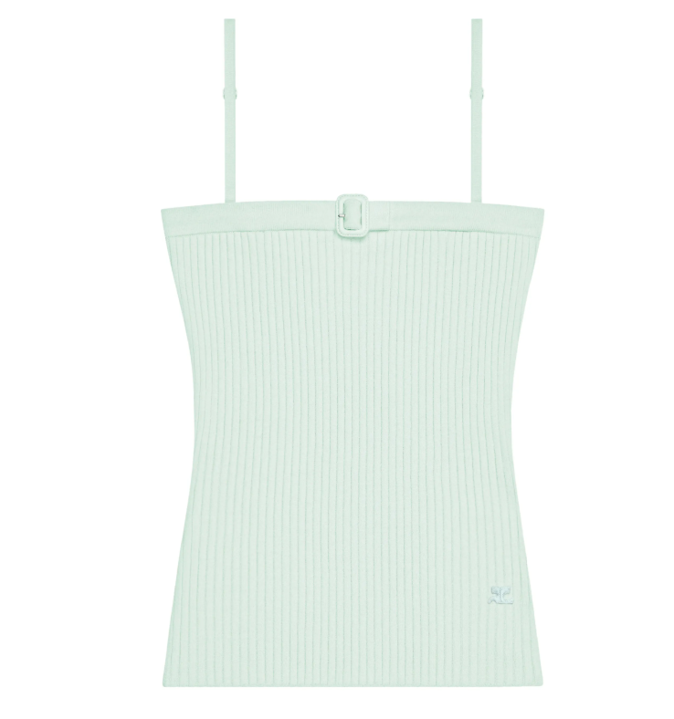 TOP BUCKLE RIB KNIT