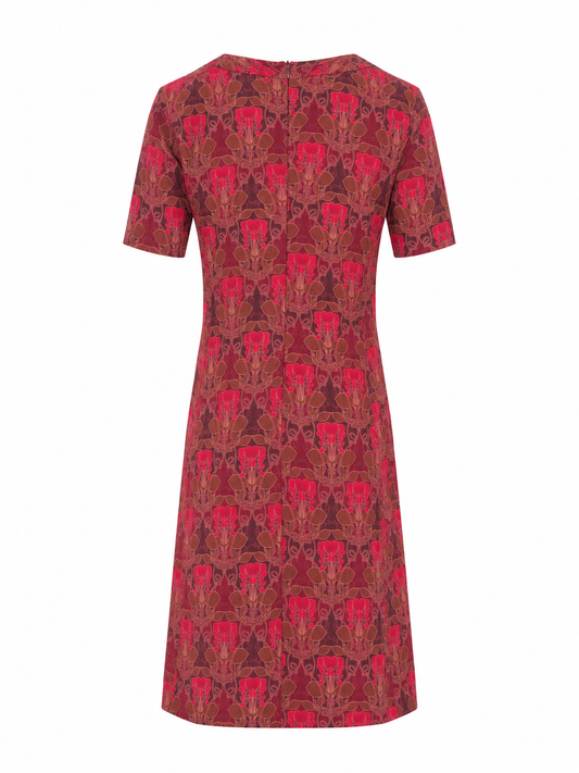 LAURA URBINATI short sleveless dress brown