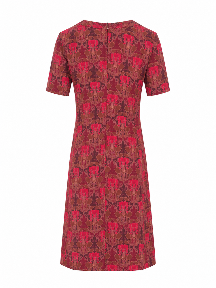 LAURA URBINATI short sleveless dress brown