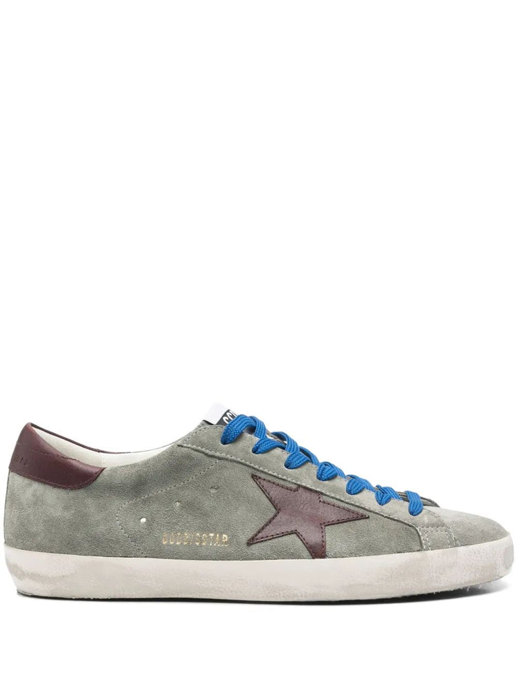 SUPER-STAR SUEDE UPPER AND TOE LEATHER STAR AND HEEL