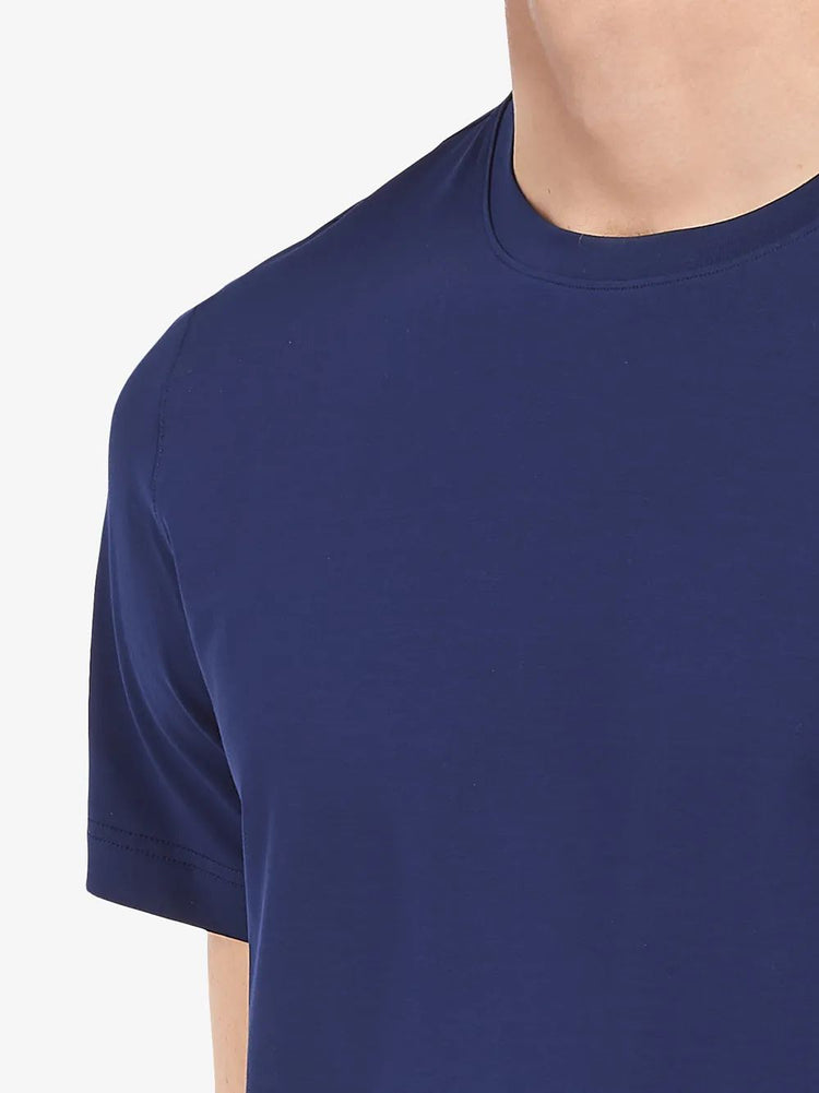 classic fitted t-shirt denim color