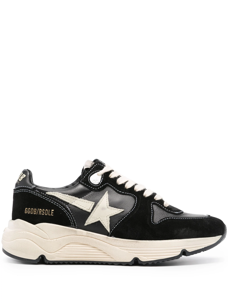 RUNNING SOLE NAPPA UPPER AND HEEL LEATHER STAR