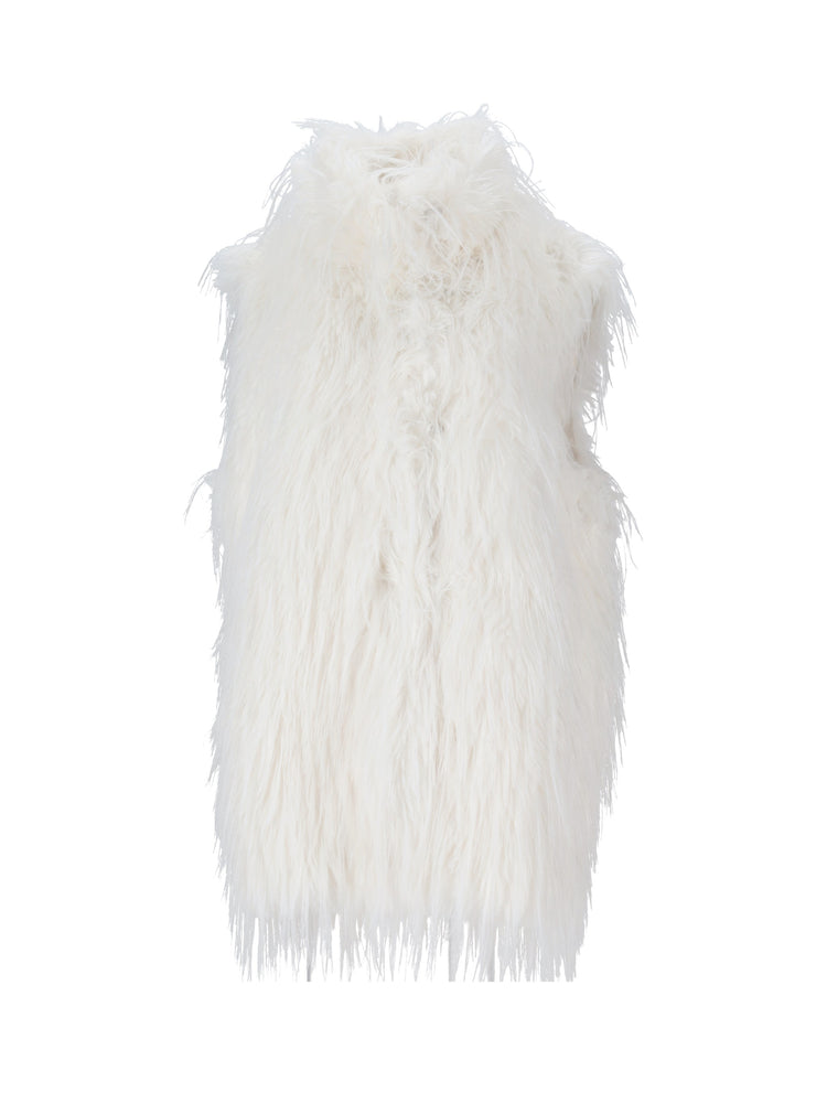 NEVA GILET SIMIL VOLPE