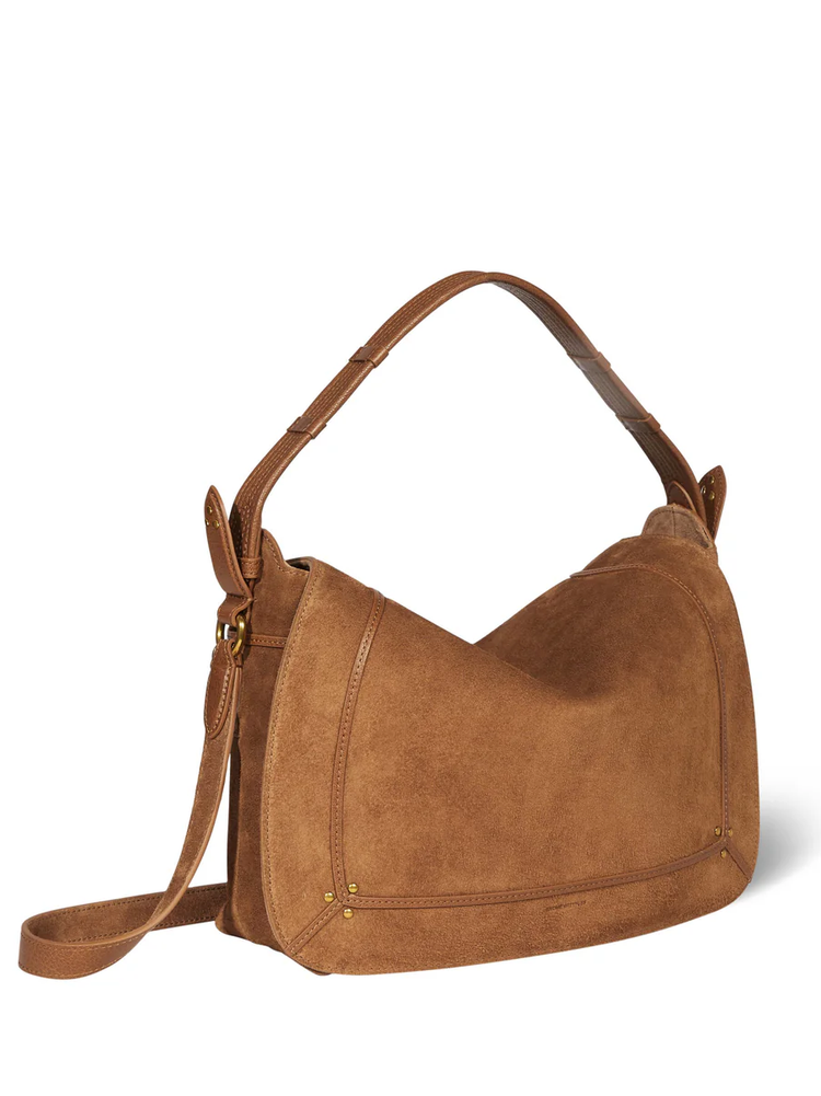 Pepito large suede bag