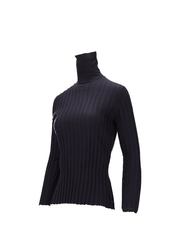 COLLO ALTO Cashmere+seta