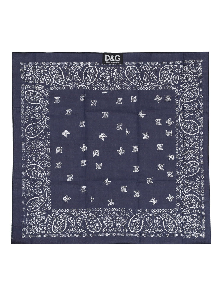 DOLCE&GABBANA paisley-print square scarf
