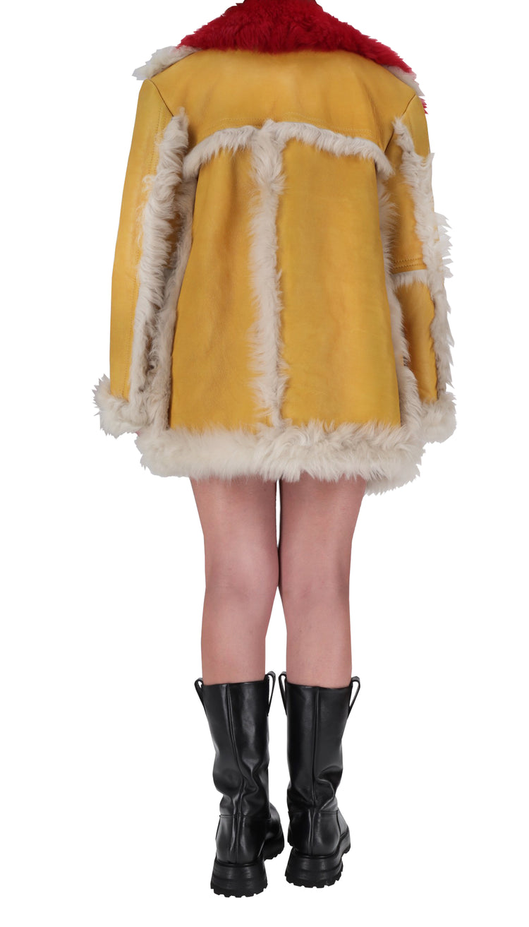 PRADA COAT MARRONE
