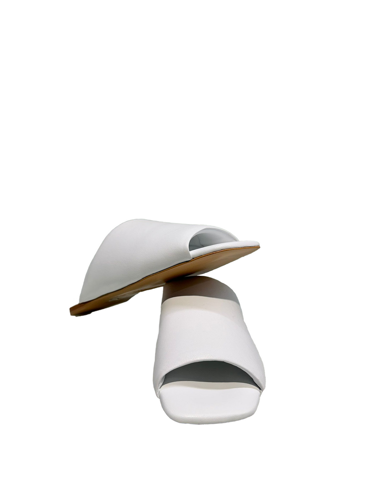 Sabot nappa white