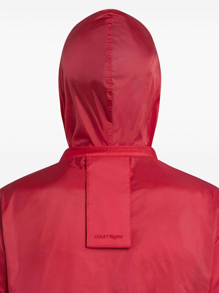 AC hooded windbreaker