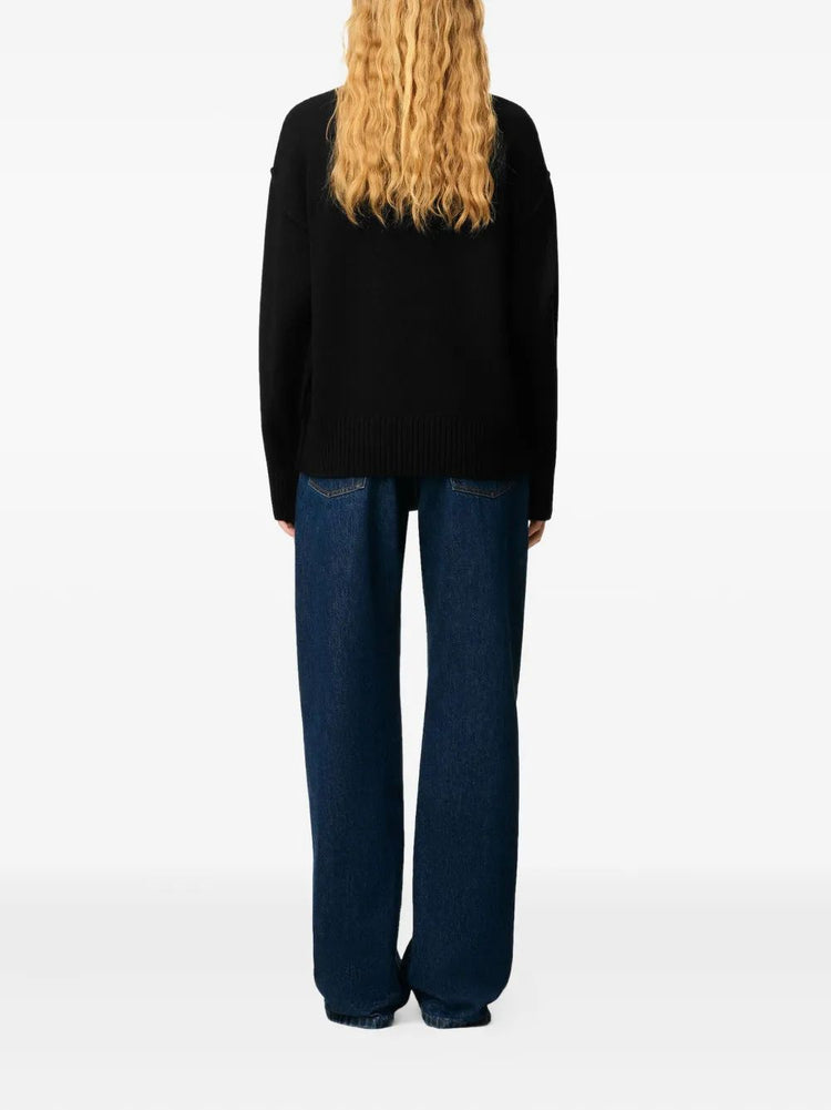 PULL COL ROND AMI DE COEUR