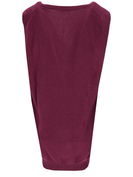 LA ROSE knitwear gilet oversize grigio chiaro