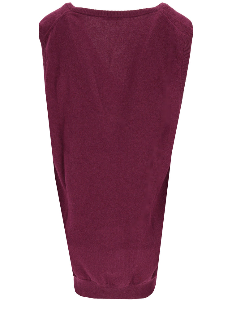 LA ROSE knitwear gilet oversize grigio chiaro