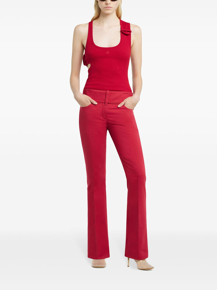 bootcut trousers