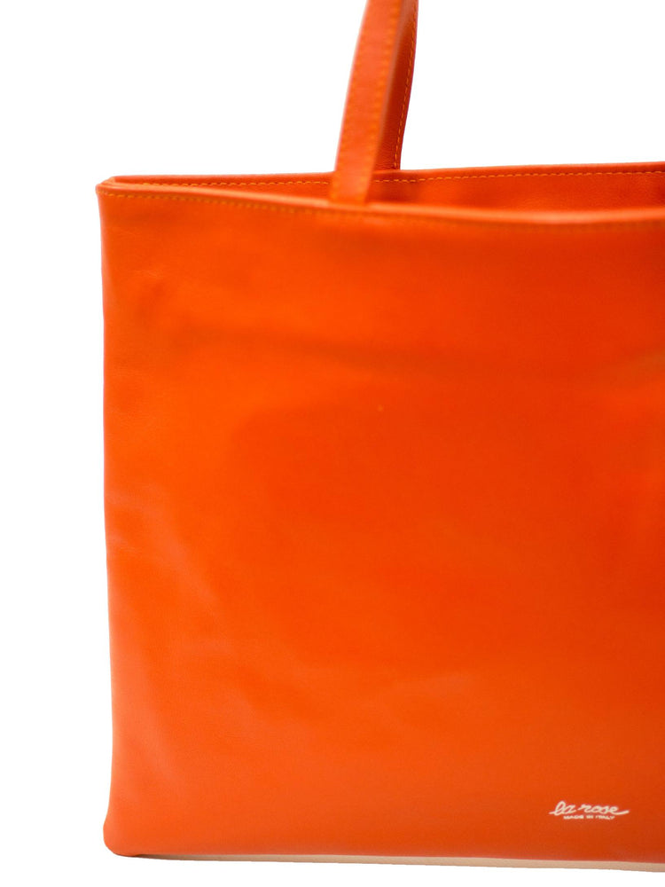 LA ROSE tote bag nero