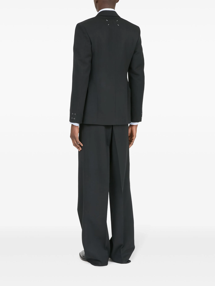 four-stitch wool blazer