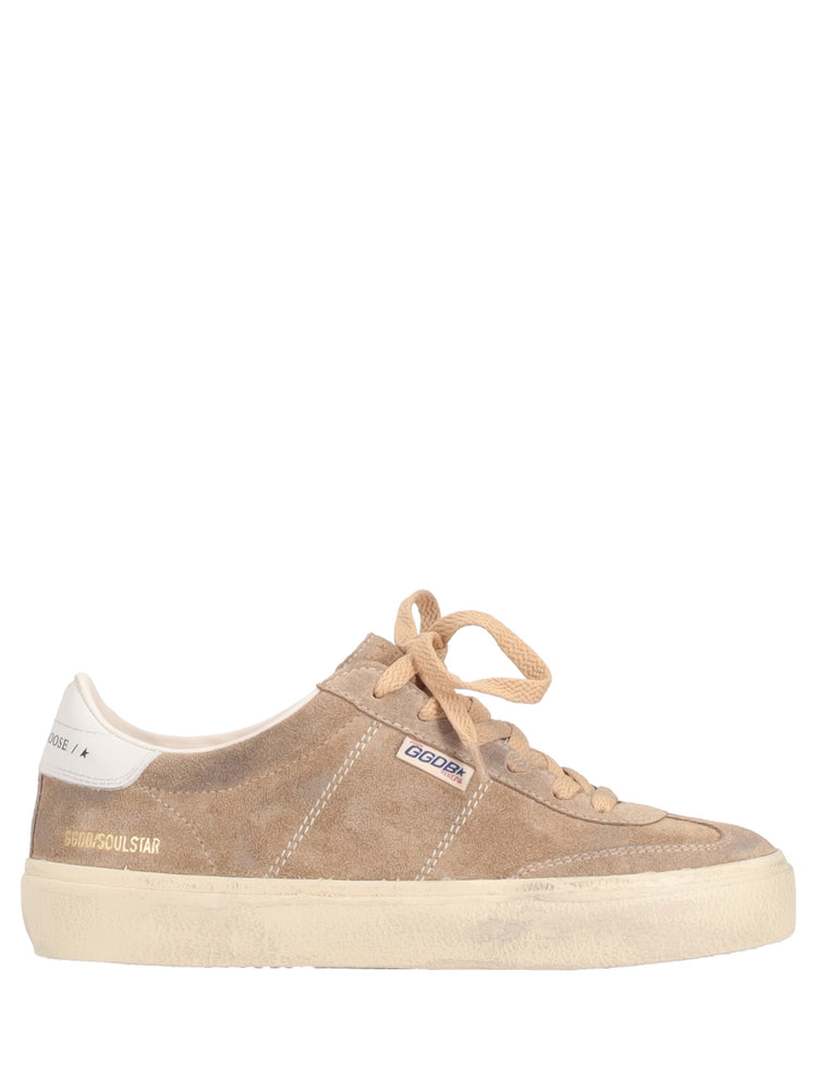 SOUL-STAR SUEDE UPPER TOE TONGUE LEATHER HEEL