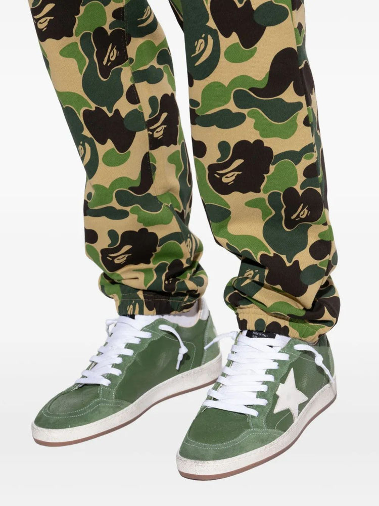 BALLSTAR NAPPA UPPER TOE AND SPUR NYLON TONGUE LEATHER STAR LAMINATED HEEL