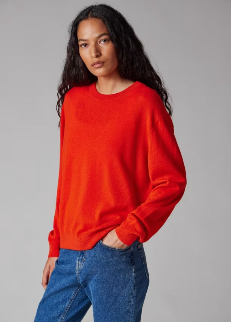 WOMENS KNITTED SWEATER CREW NECK