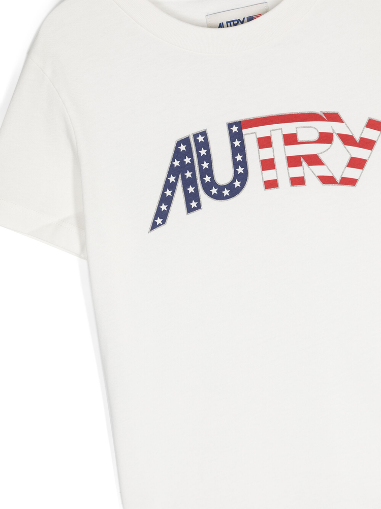 logo-print cotton T-shirt