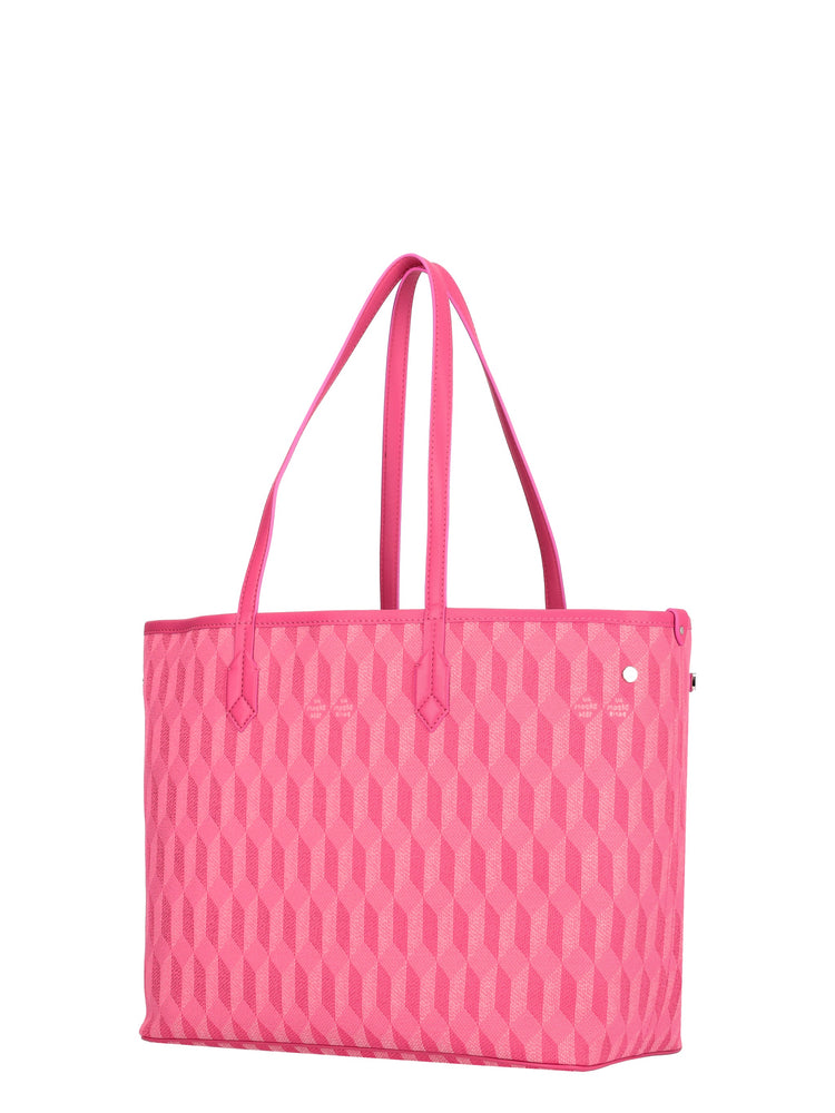 TOTE CALF/COATED CANVAS