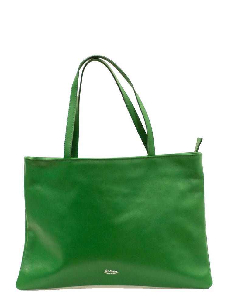 LA ROSE tote bag nero