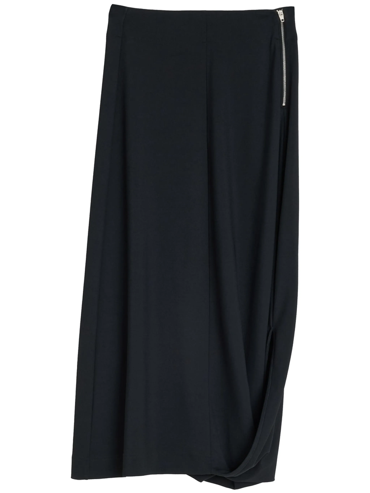 twisted hem skirt